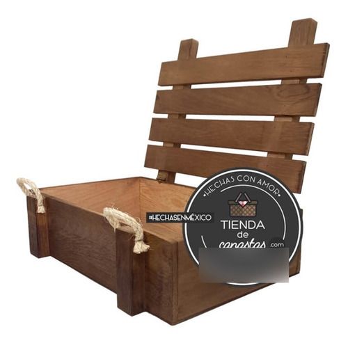 Set De 1 Caja Cofre Grill Color Café.