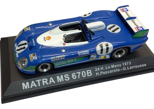 Matra Ms 670b 24 Hs Lemans 1973 Pescarolo Coleccion 1/43