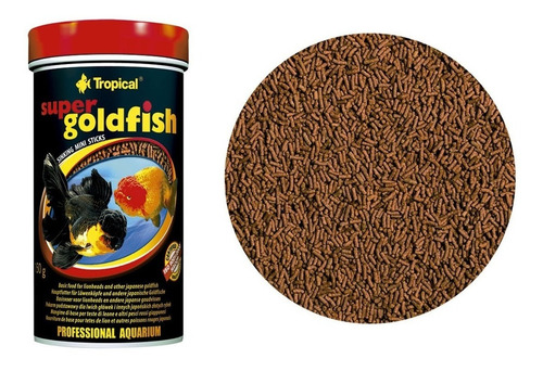 Imagen 3 de 5 de Alimento Tropical Super Goldfish Mini Sticks 150 Gramos Peces Carassius Agua Fría
