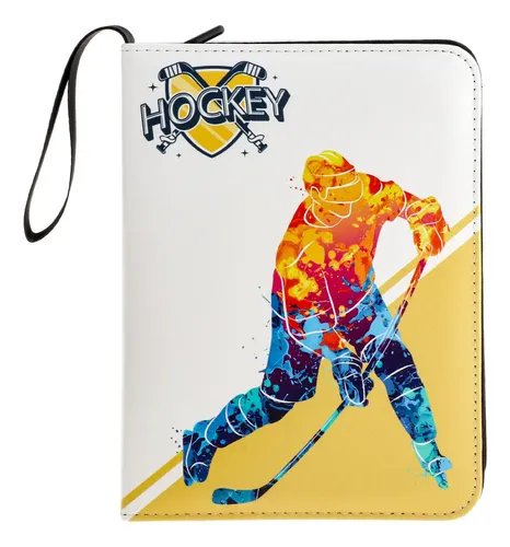 hockey card binder sleeves HESPLUS 900 Cards PU Leather Waterproof Storage – Toytooth These included sheets will store up to 180 cards in acid Binder Sleeves – Black Gold