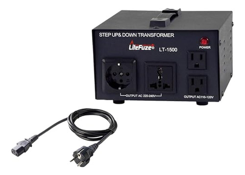 Pack Convertidor De Voltaje 1500w 110v/220v - Transformer