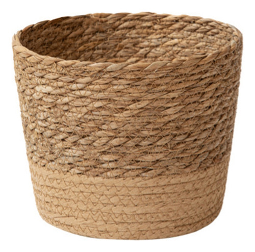 Maceta Z9straw Weaving Para Plantas, Cesto De Mimbre, Flor D