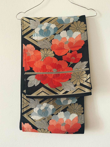 Fukuro Obi Para Kimono Japonés