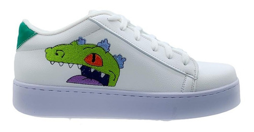 Tenis Para Niño Hombre Juvenil Diseño Reptar En Tendencia