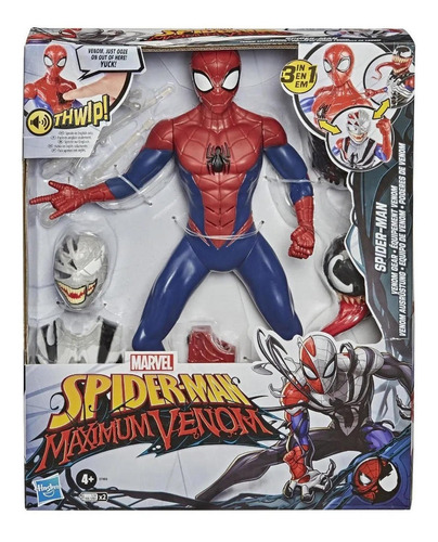Spiderman - Equipo De Venom - Sonidos - Maximum Venom - Hasb