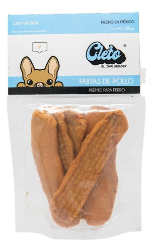 Premio Para Perro 100% Natural - Fajitas De Pollo.