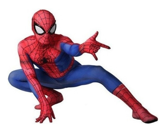 Traje De Spider Man Azul Con Rojo | MercadoLibre ?