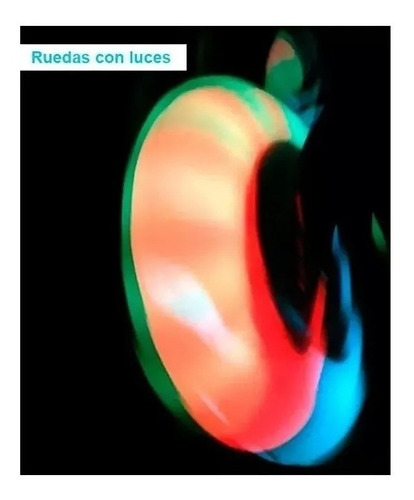 Monopatin California 2 Ruedas Metal Luces Plegable