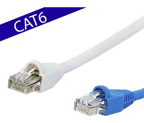 Cable De Red Patchcord Cat 6 0,91m Gris Dracma