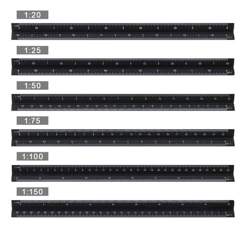 Regla Triangular Sing F Ltd, Triangular, Aluminio, 30 Cm