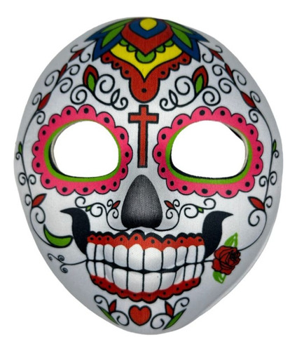 Máscara Calavera Mexicana Catrina Disfraz Ltf Shop 