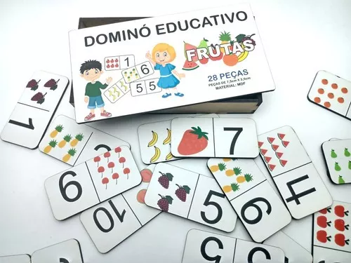 Dominó Jogo Educativo Pedagógico Mdf Matemático Divisão 28pcs Mega Impress  - MEGA IMPRESS - Papelaria, Copos Personalizados, Gráfica Rápida e Muiiito  mais