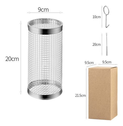 Kit Churrasco Grill Espeto Grelha Giratorio Gaiola Rotativo