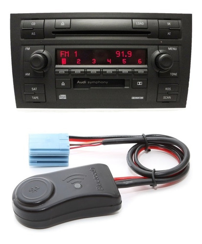 Interfaz auxiliar Bluetooth para Audi Concert Symphony 1 y 2