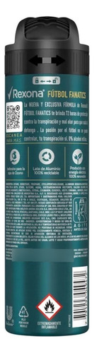 Desodorante Spray Areosol Rexona Men FĂștbol Fanatics 150ml