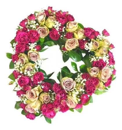 Espuma Floral Oasis Corazon Amor 14 Febrero Arreglo Rosas 2p