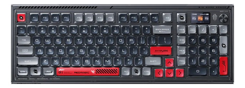 Teclado mecânico sem fio Nubia Redmagic Gamer, cor do teclado RGB, preto, idioma inglês, EUA