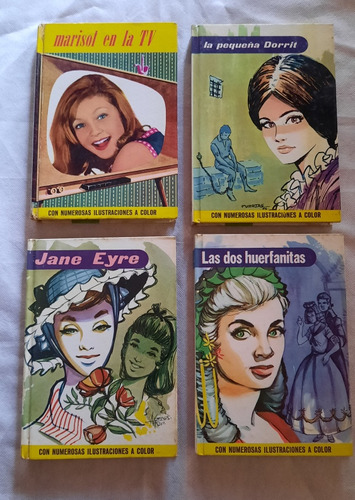 Lote 4 Novelas Juvenil Colección Franja Morada Años 60 Maris