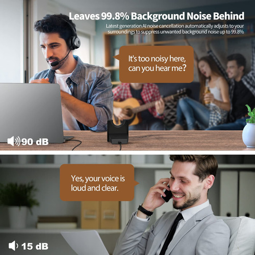 Auriculares Inalámbricos Tecknet Bluetooth 5.0 Con Micrófono