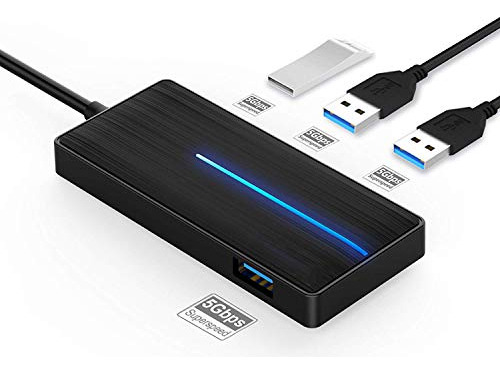 Concentrador Garmese Usb 3.0 De 4 Puertos