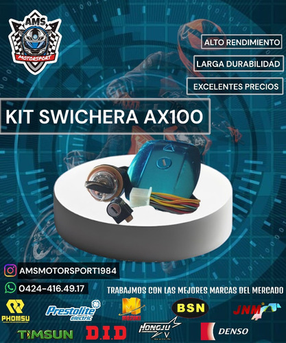 Kit Swichera Ax100