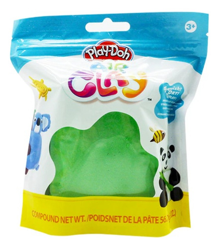 Playdoh Air Clay Asst Colores - Masa Para Modelar Verde