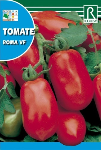 Imagen 1 de 2 de Sobre De Semilla Tomate Roma Vf 1 Grs.