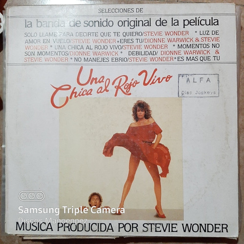 Vinilo Una Chica Al Rojo Vivo Stevie Wonde Libros Del Mundo