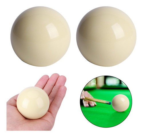 Imagen 6 de 10 de 2 Piezas De Mesa De Billar Bolas De Billar Blancas Mesa De B