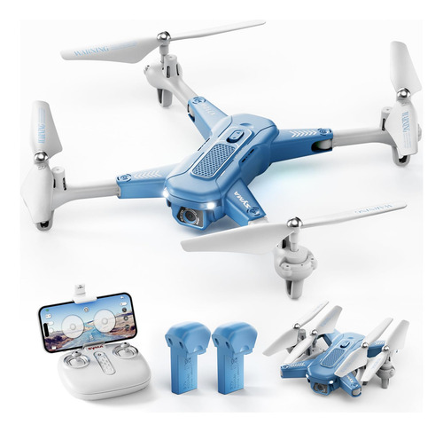 Syma Dron Con Cámara P Hd Fpv Drone Plegable Para Niños Y. Color Azul