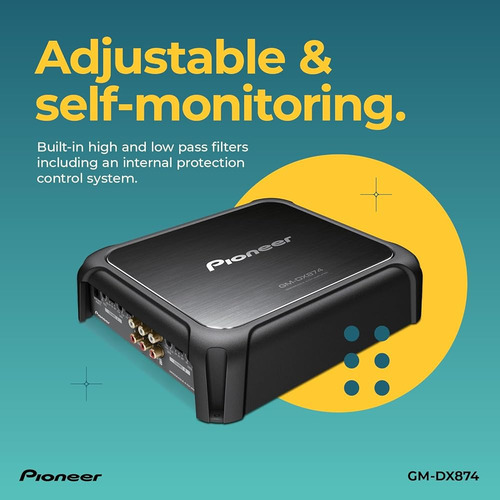 Pioneer Gm-dx874 Amplificador De 1.200 Vatios Clase D, Ampli