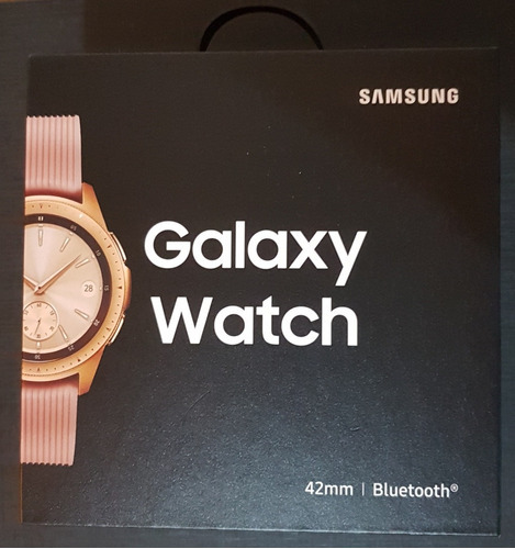 Reloj Samsung Galaxy 42mm Color De La Malla Rosa Pálido Color Del Bisel Rosa Pálido Color De La Caja Negro