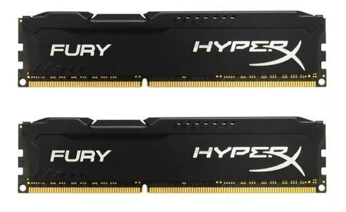 Memoria Ram Ddr3 Fury Hyperx 16gb (2x8gb) Black