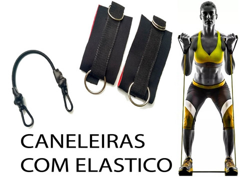 Kit Exercício Em Casa Elástico Extensor Crossfit 8 Itens