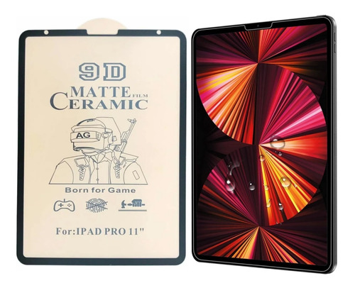 Vidrio Cerámica Matte Para iPad Pro 11 2021
