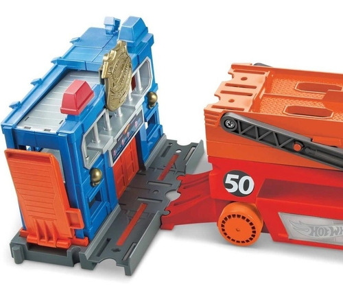 Caminhão Hot Wheels Mega Red Hauler 50th - Mattel Ghr48