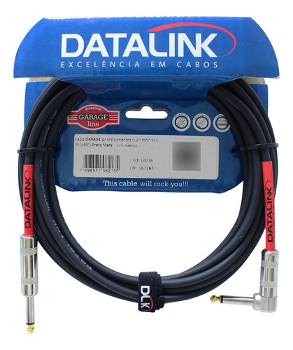 Cabos Garage Datalink P/ Instrumentos 0,20mm P10 X P10l -5mt