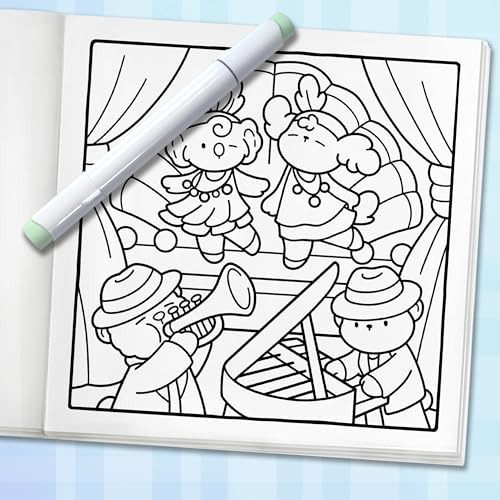 Cozy Eras: Lindo Libro Para Colorear Para Adultos Y Adolesce