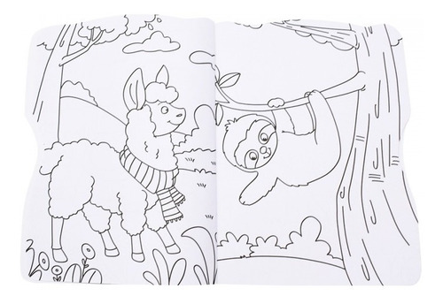Livro Colorindo Meu Mundo Lhamas E Seus Amigos Todolivro