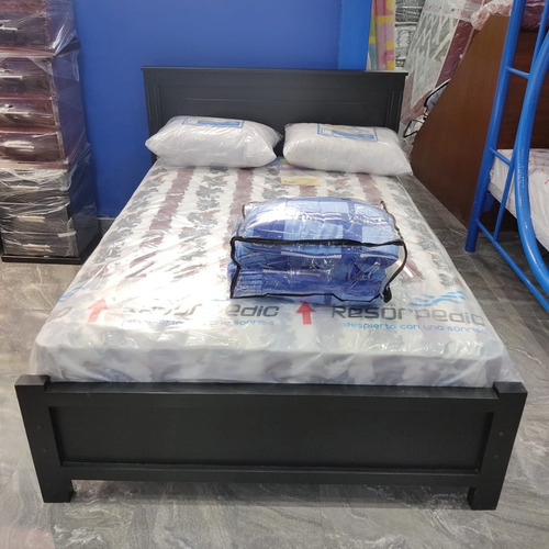 Colchon 2 Plazas + Cama O Bases + Edredón + Almohadas+ Envio