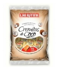 Caramelos Cremitas De Seleccion, Leche, Coco Lheritier 450g