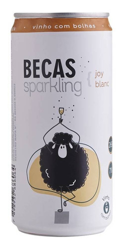 Vinho Frisante Em Lata Becas Joy Blanc 269ml