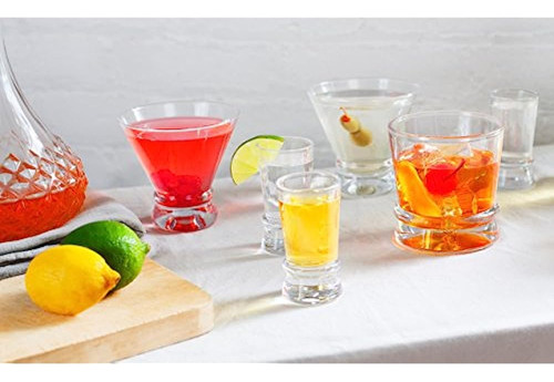 JoyJolt Afina Set 4 Copas Cóctel 235.5ml Transparente