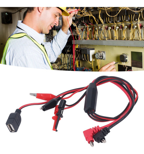 Cable De Prueba Dc Con Conector Tipo Banana A Pinza De Cocod