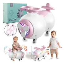 Comprar Bicicleta De Equilibrio Montable Infantil Con Luz Y Músic,niña Niño Bicicleta Sin Pedales,bicicleta Para Bebe,no Requiere Instalación,rosa,azul,cuatro Ruedas,seguro Fácil,plástico,antideslizante