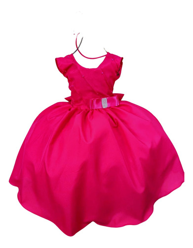 Vestido Belle Fille Lacinho Pink.