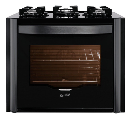 Fogão De Embutir Fischer 5q Tc Gran Cheff Forno C/ Air Fryer