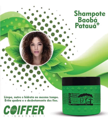 Shampote Baobá Patauá 350g - Fios Resistentes E Cor Duradour