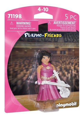 Figura Armable Playmobil Playmo-friends Violinista 5 Piezas 