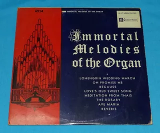 Immortal Melodies Of The Organ Robert Stephens Lp Vinilo 10